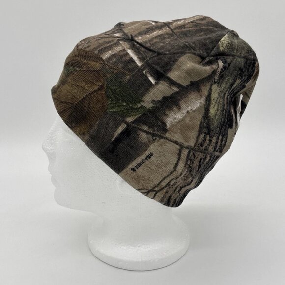 REALTREE Jeep 41 Reversible Hunting Hat Camo & Green Soft Beanie OSFM - Picture 9 of 12